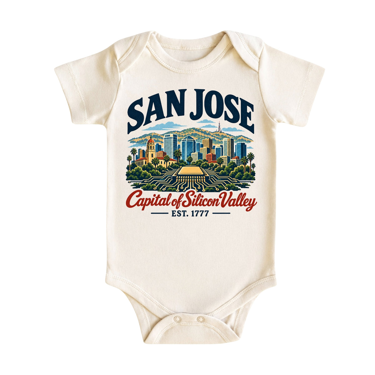 San Jose Baby Bodysuit