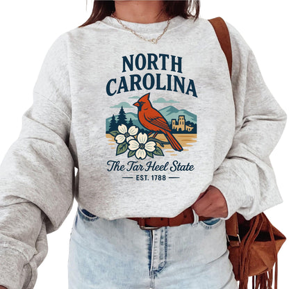 North Carolina Baby Bodysuit for Baby Boys and Girls