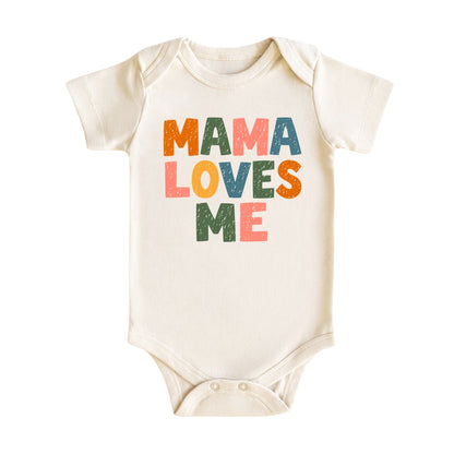 Mama Loves Me Baby Bodysuit