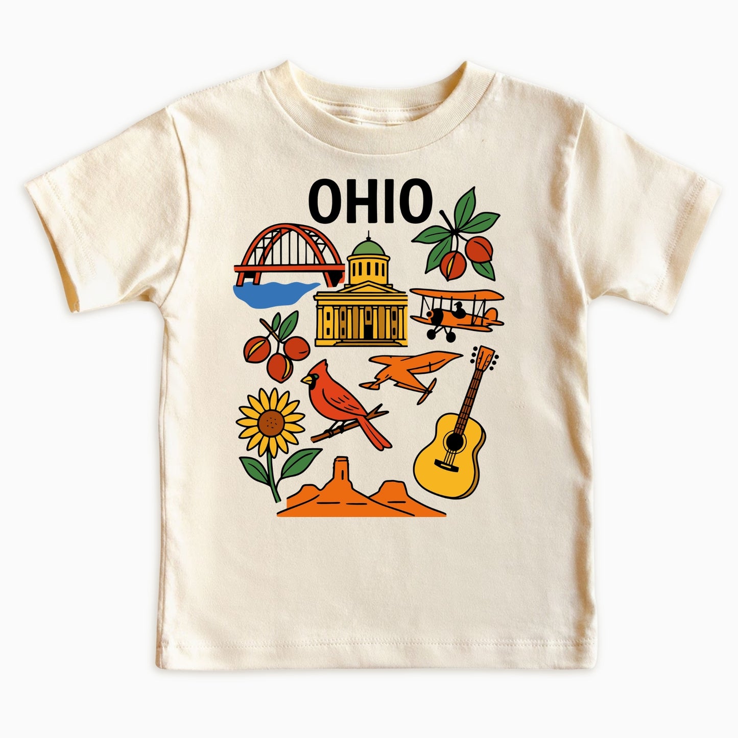 Ohio Buckeye State Kids T-Shirt