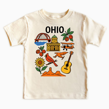 Ohio Buckeye State Kids T-Shirt