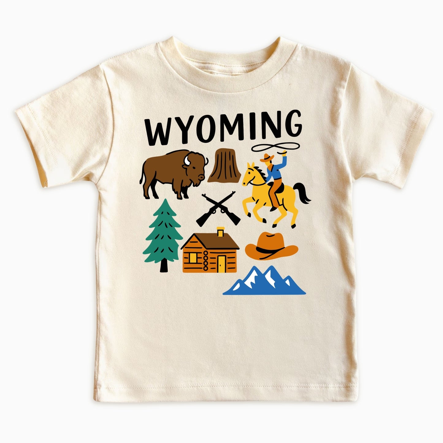 Wyoming State Kids T-Shirt