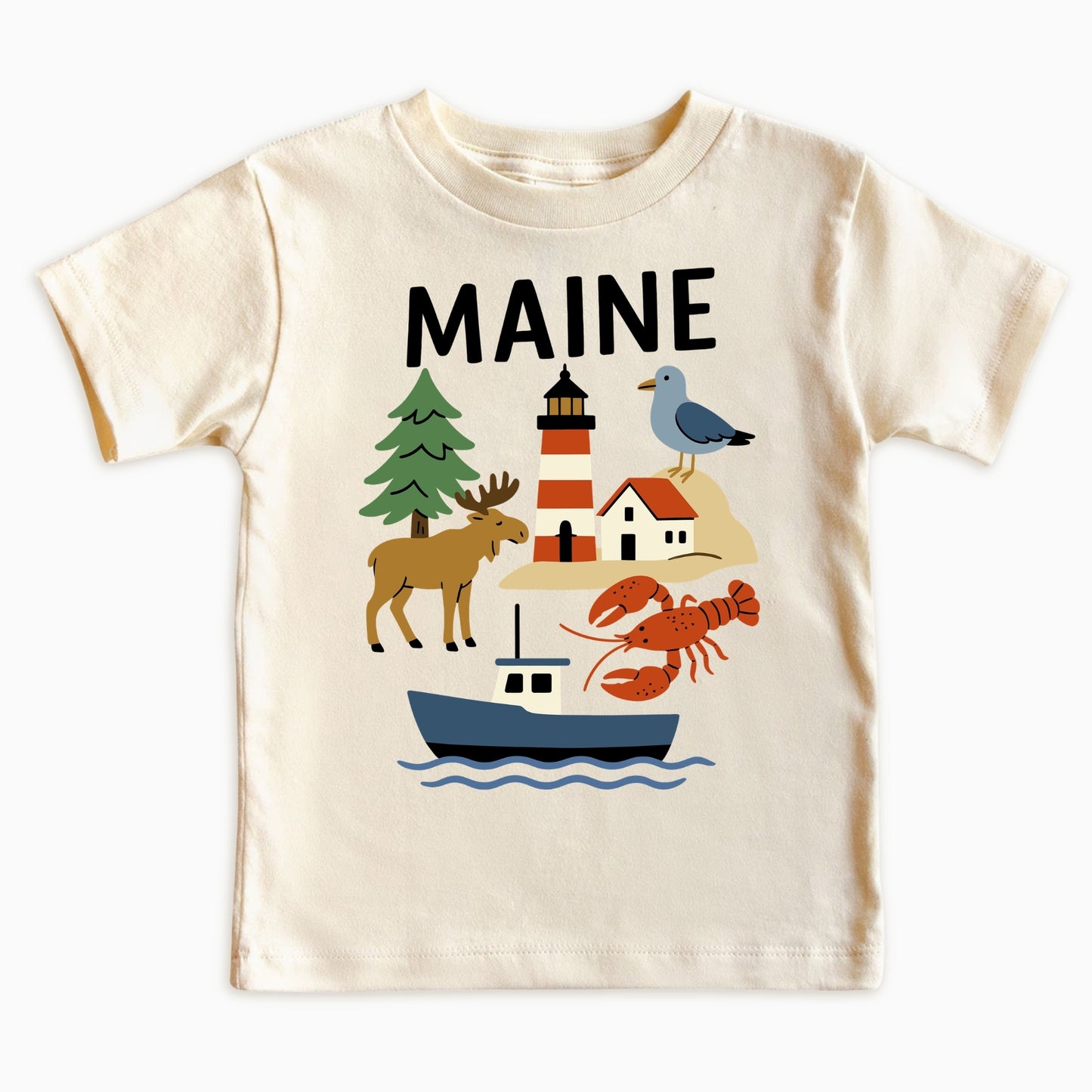 Maine Coastal Adventure Kids T-Shirt