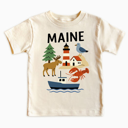 Maine Coastal Adventure Kids T-Shirt