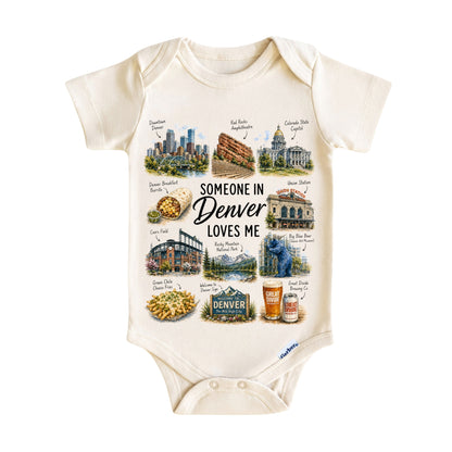 Someone in Denver Loves Me Baby Onesie ®
