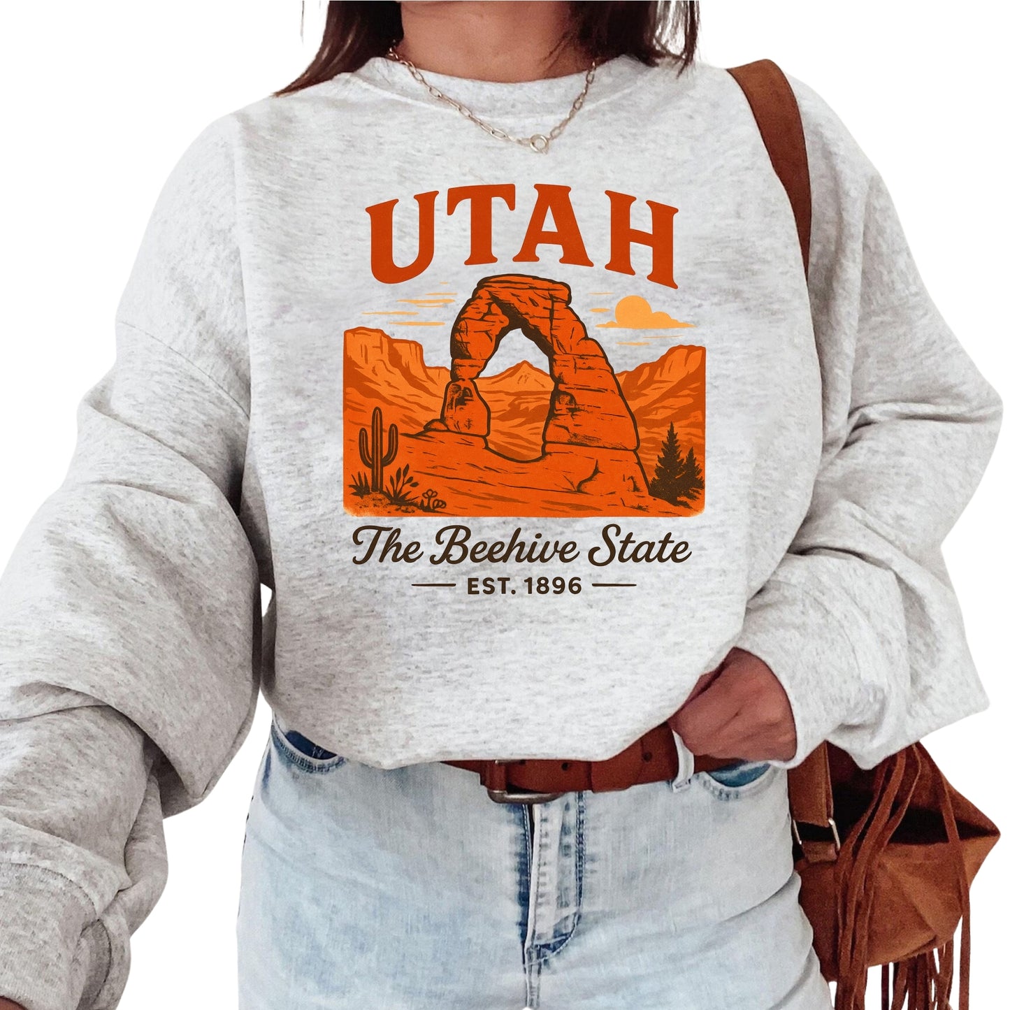 Utah Baby Bodysuit for Baby Boys Girls, Salt Lake City Provo Park City Newborn Baby Hospital Outfit