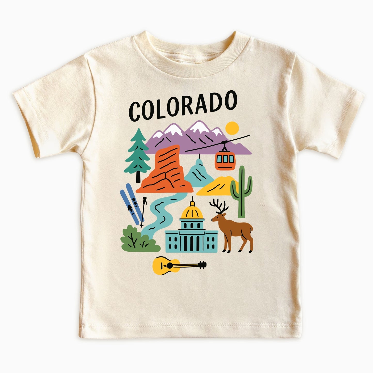Colorado Mountain Adventure Kids T-Shirt
