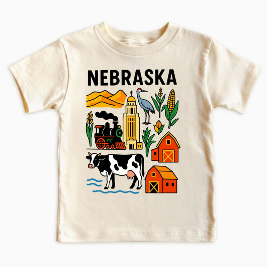Nebraska Heartland Kids T-Shirt