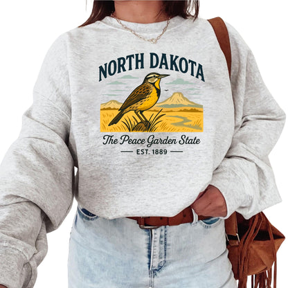 North Dakota Baby Bodysuit for Baby Boys and Girls