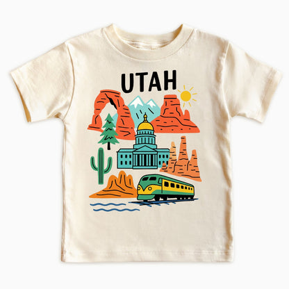 Utah Beehive State Kids T-Shirt