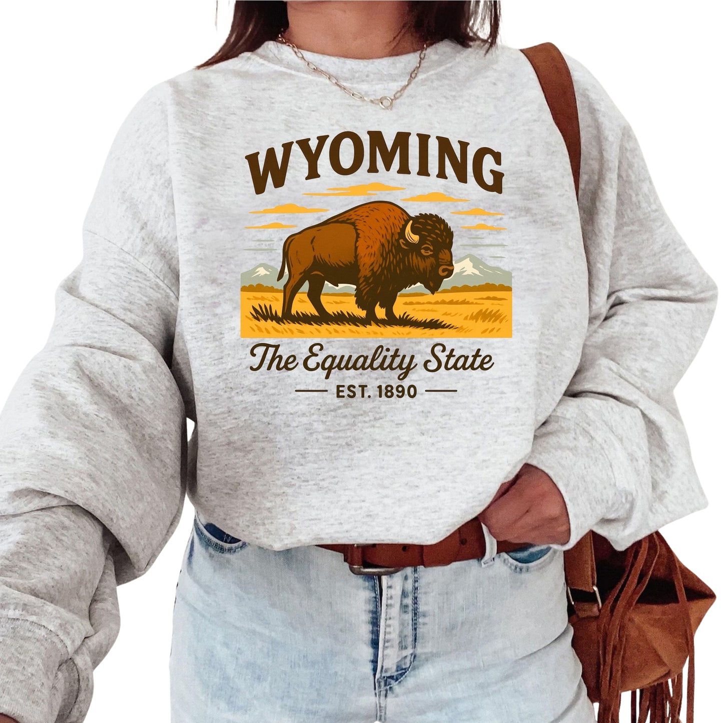 Wyoming Baby Bodysuit for Baby Boys and Girls