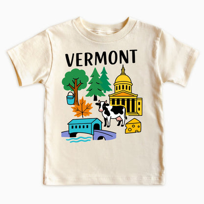 Vermont Green Mountain State Kids T-Shirt