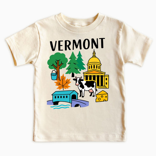Vermont Green Mountain State Kids T-Shirt