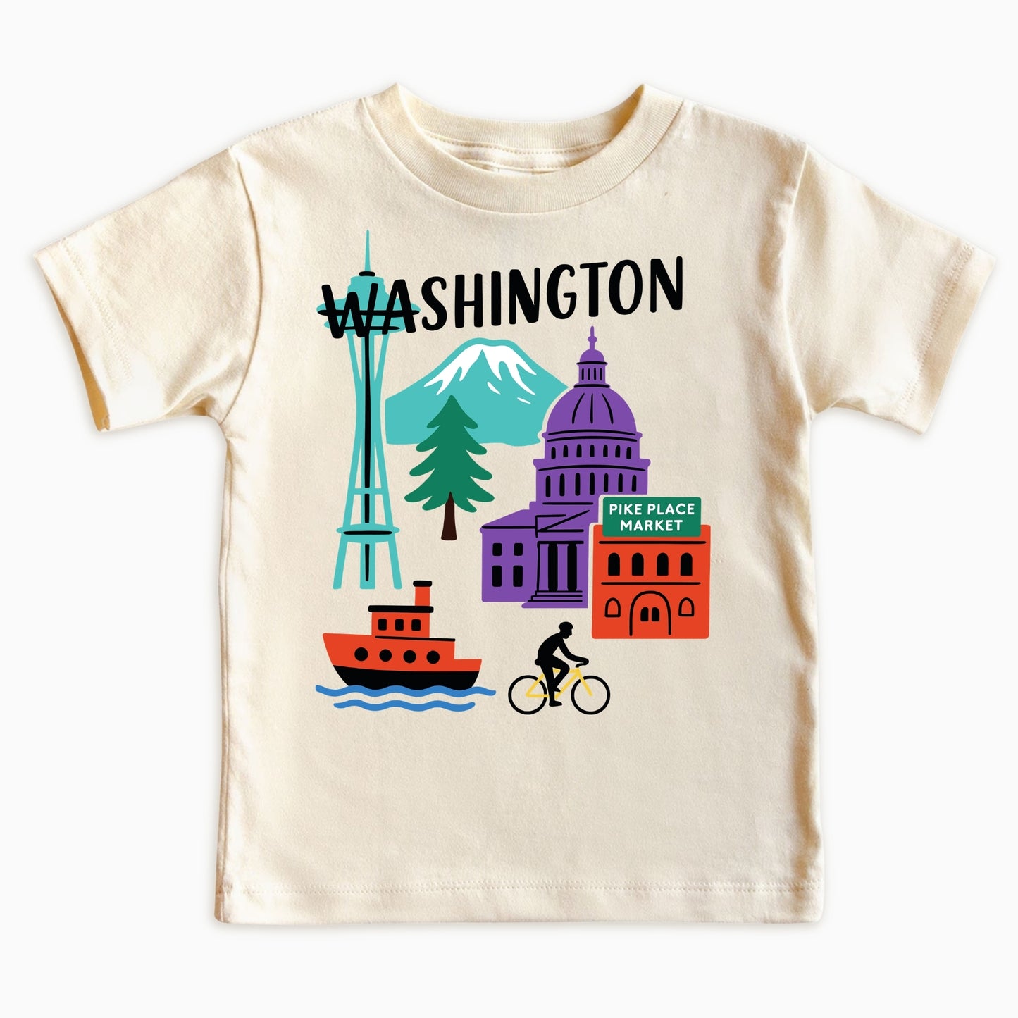 Washington Evergreen State Kids T-Shirt