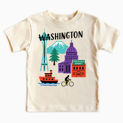 Washington Evergreen State Kids T-Shirt