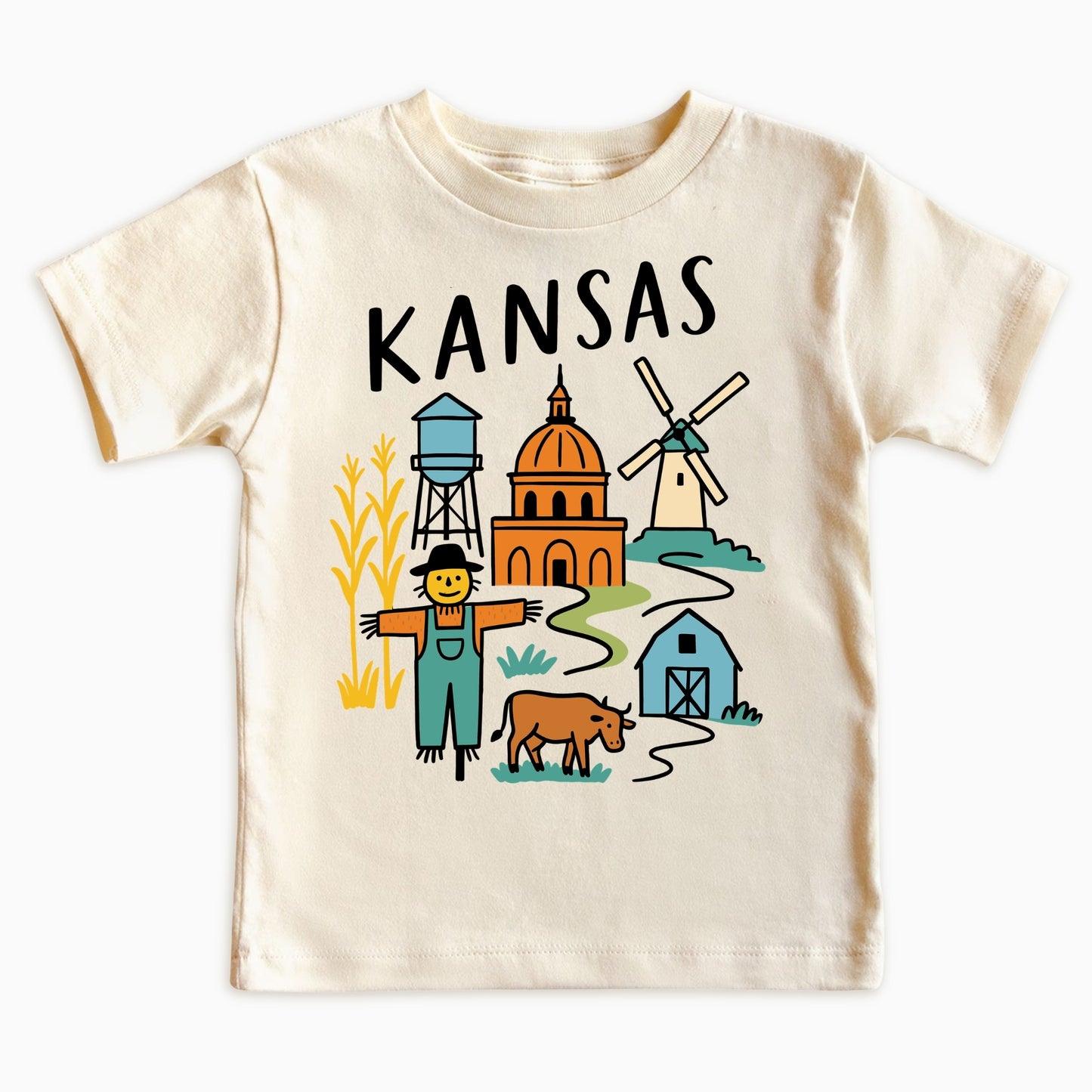 Kansas Sunflower State Kids T-Shirt