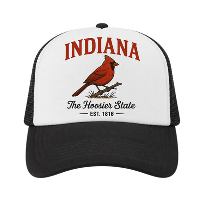 Indiana Trucker Hat for Kids & Adults, Indiana Road Trip Vacation Hat