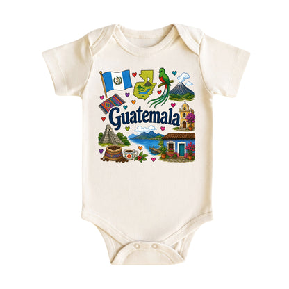 Guatemala Baby Bodysuit for Boys Girls