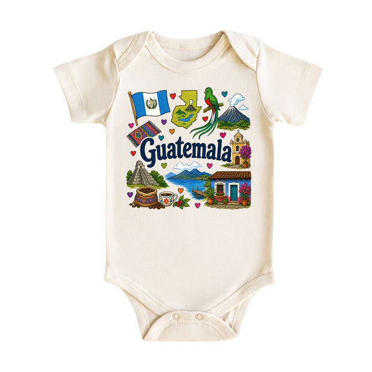 Guatemala Baby Bodysuit for Boys Girls