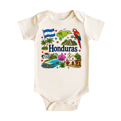 Honduras Baby Bodysuit for Boys Girls
