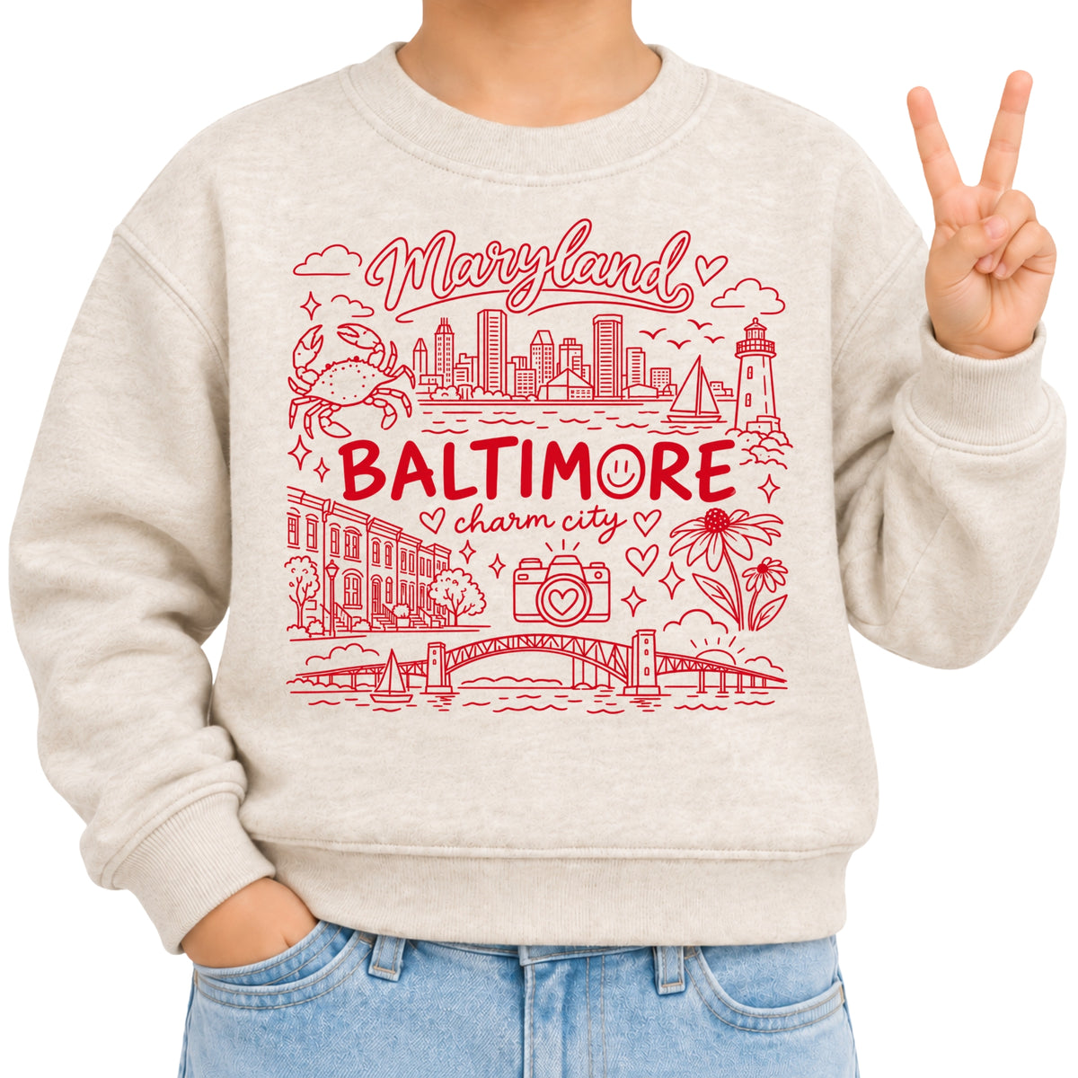 Baltimore Illustration T-Shirt