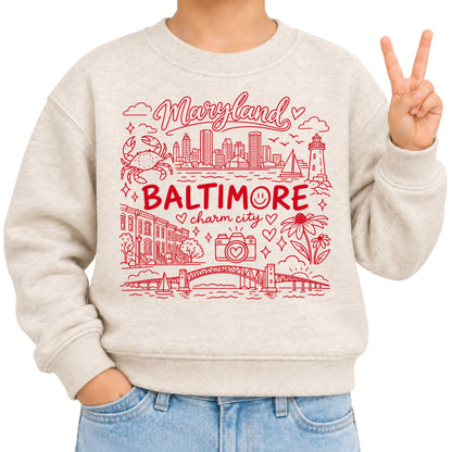 Baltimore Illustration T-Shirt