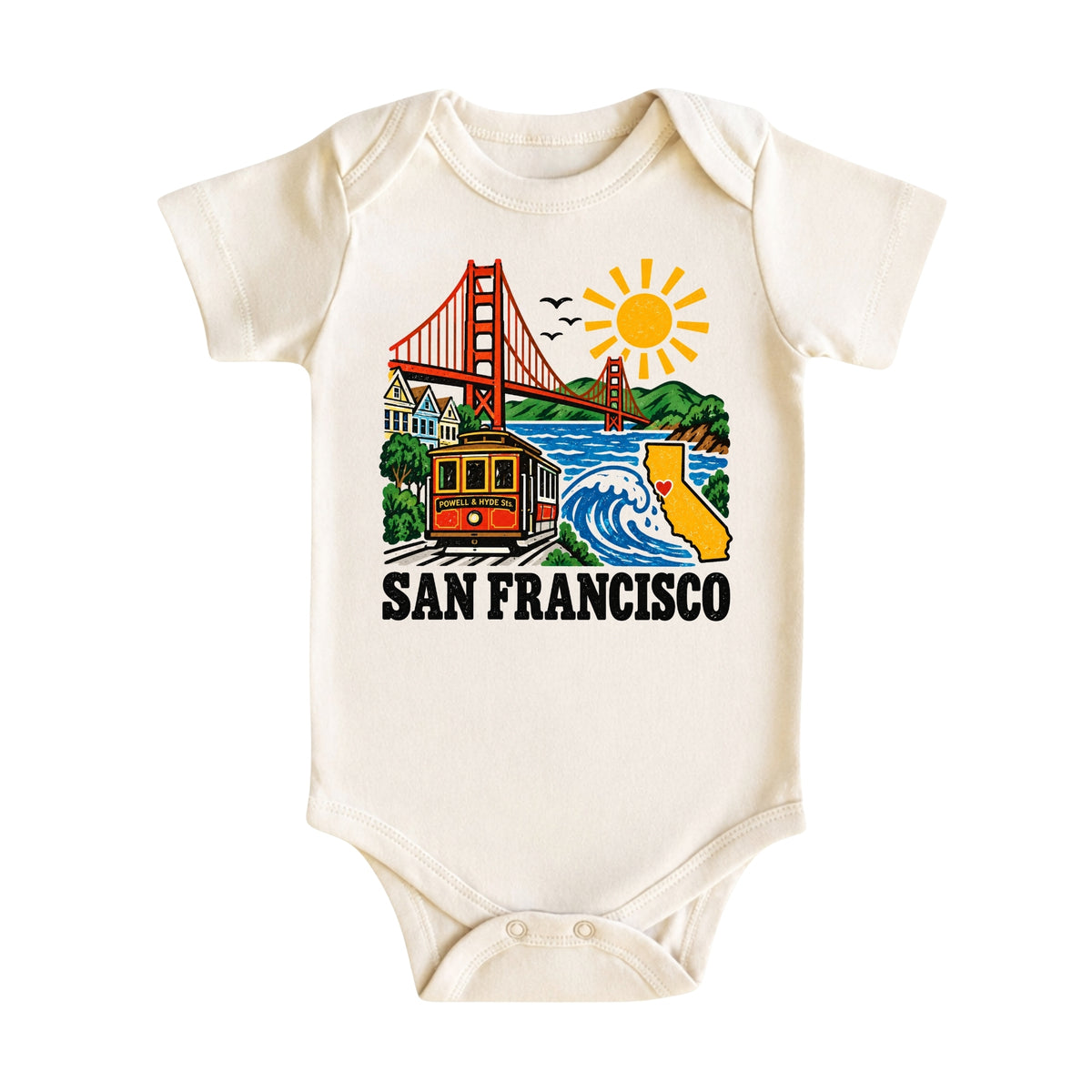 San Francisco Baby Bodysuit