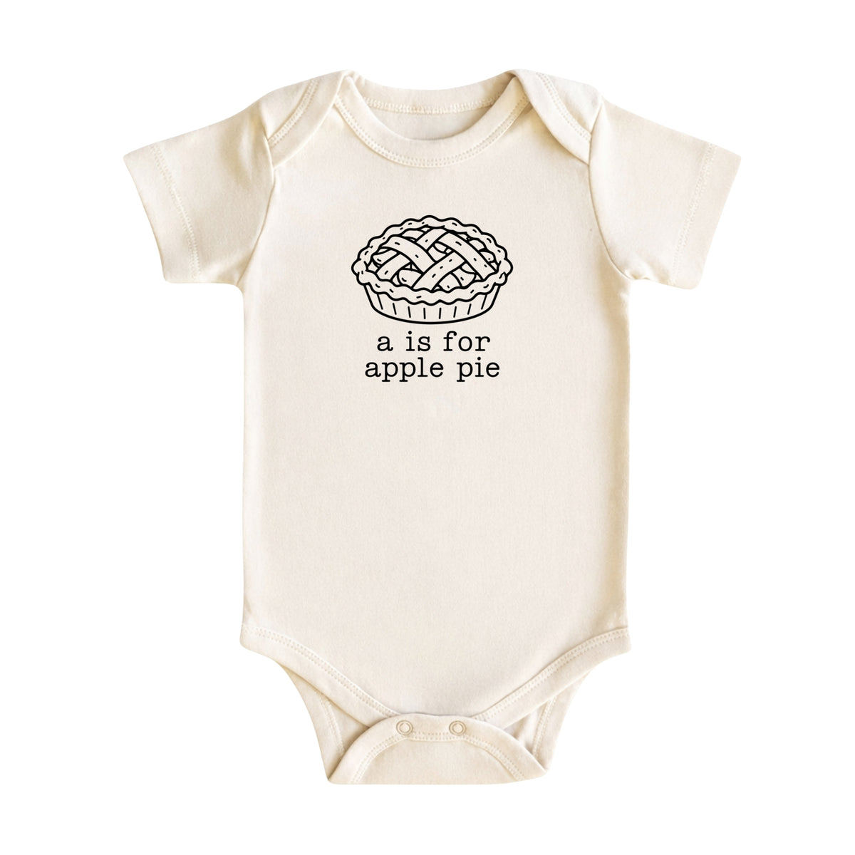 A Is for Apple Pie Baby Bodysuit