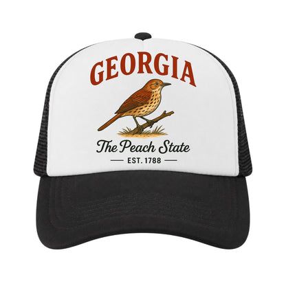 Georgia Trucker Hat for Kids & Adults, Georgia Road Trip Vacation Hat