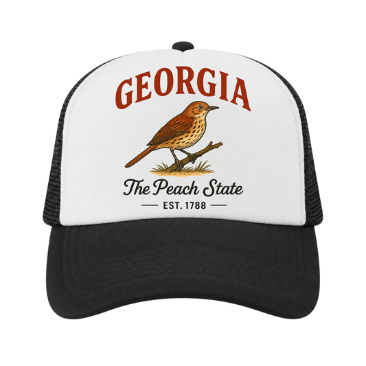 Georgia Trucker Hat for Kids & Adults, Georgia Road Trip Vacation Hat