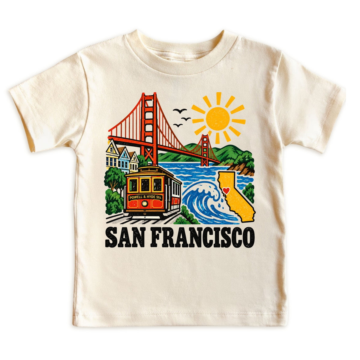 San Francisco California Kids T-Shirt