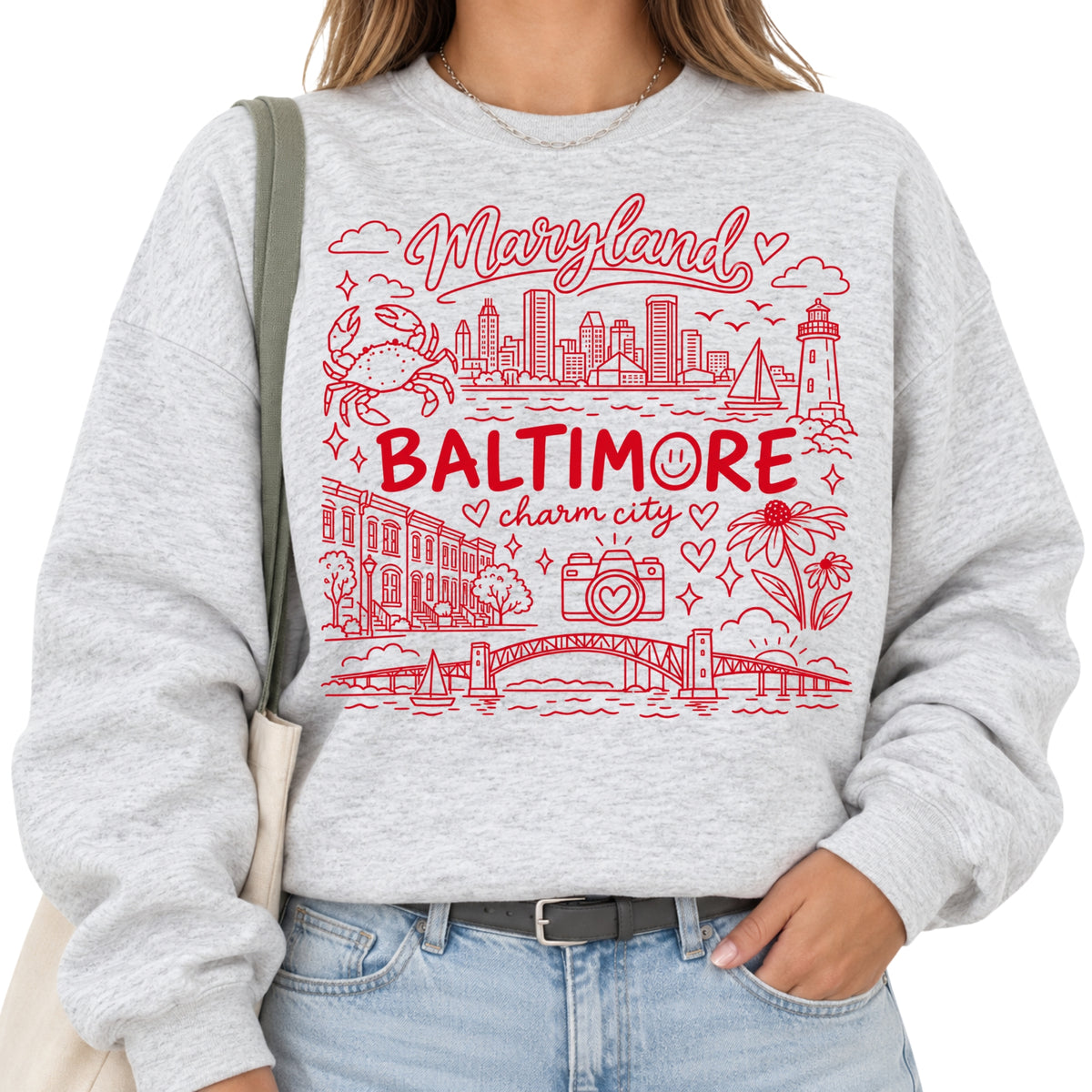 Baltimore Illustration T-Shirt