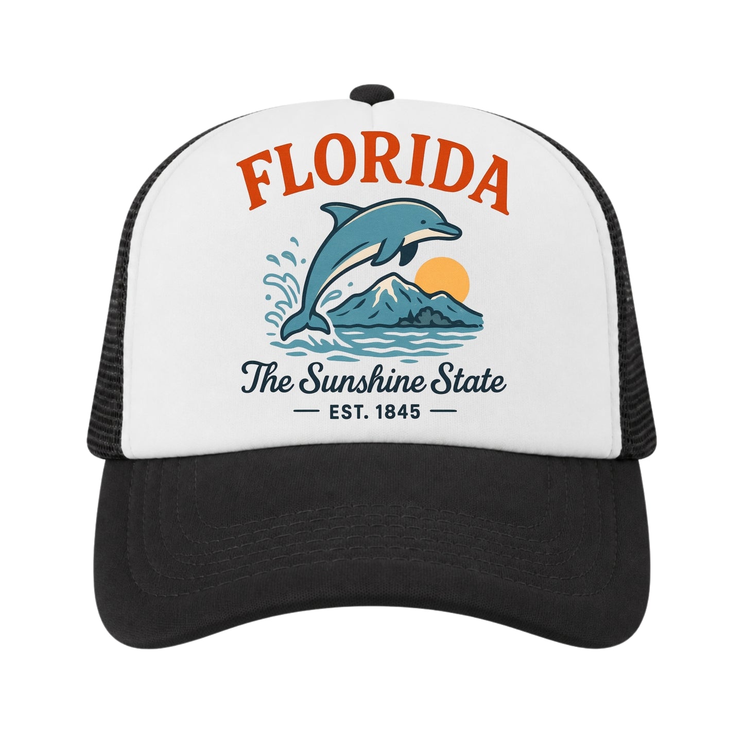 Florida Trucker Hat for Kids & Adults, Florida Road Trip Vacation Hat