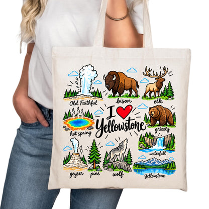 Yellowstone Tote Bag