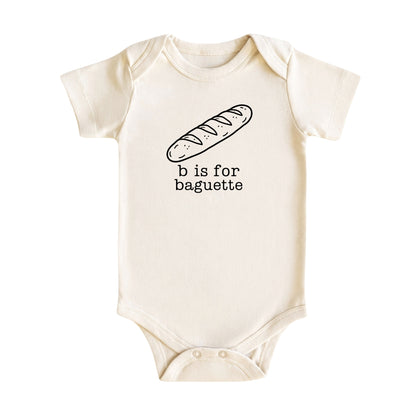 B Is for Baguette Baby Bodysuit