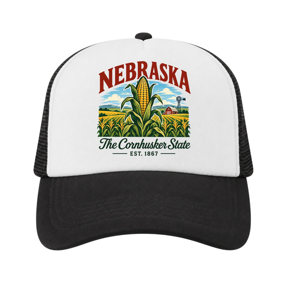 Nebraska Kids Trucker Hat