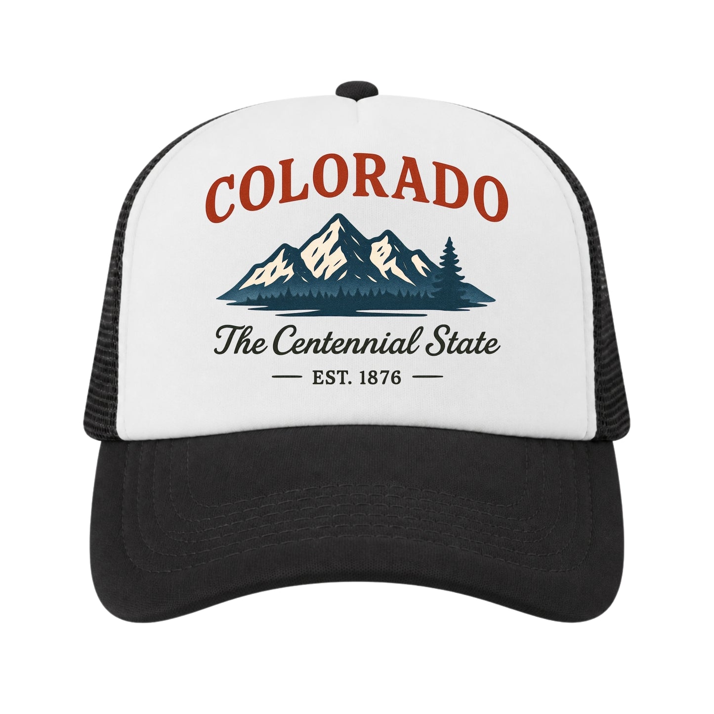 Colorado Trucker Hat for Kids & Adults, Colorado Road Trip Vacation Hat