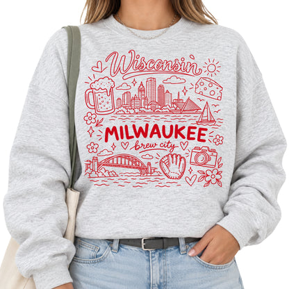 Milwaukee Illustration T-Shirt