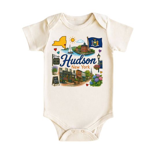 Hudson New York Baby Bodysuit for Boys Girls