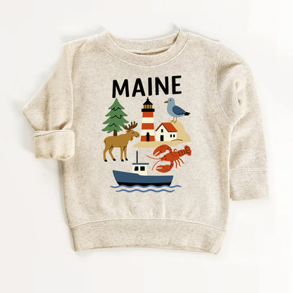 Maine Coastal Adventure Kids T-Shirt