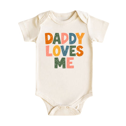 Daddy Loves Me Baby Bodysuit