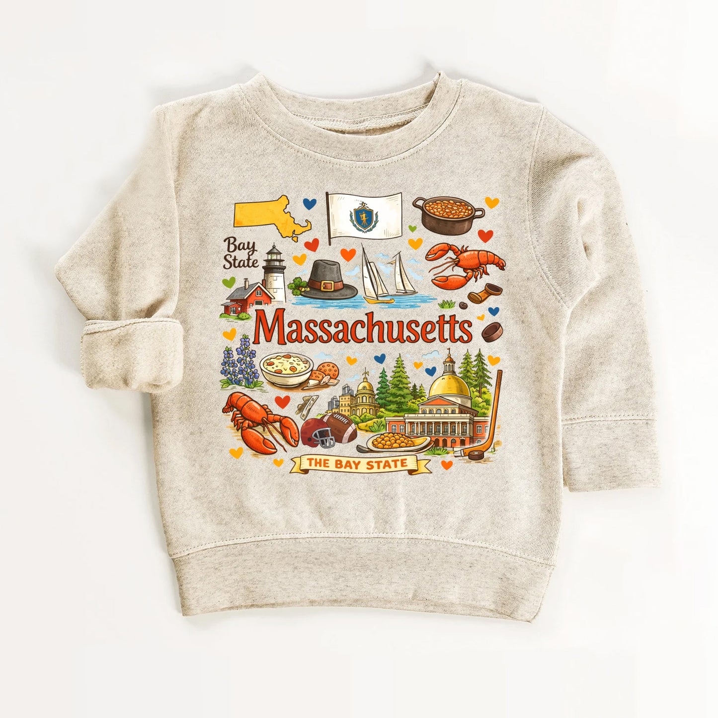 Massachusetts State Symbols Baby ONESIE®