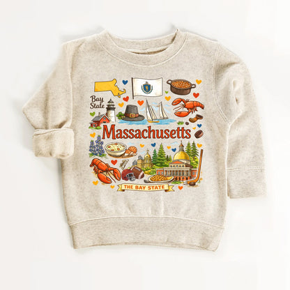 Massachusetts State Symbols Baby ONESIE®