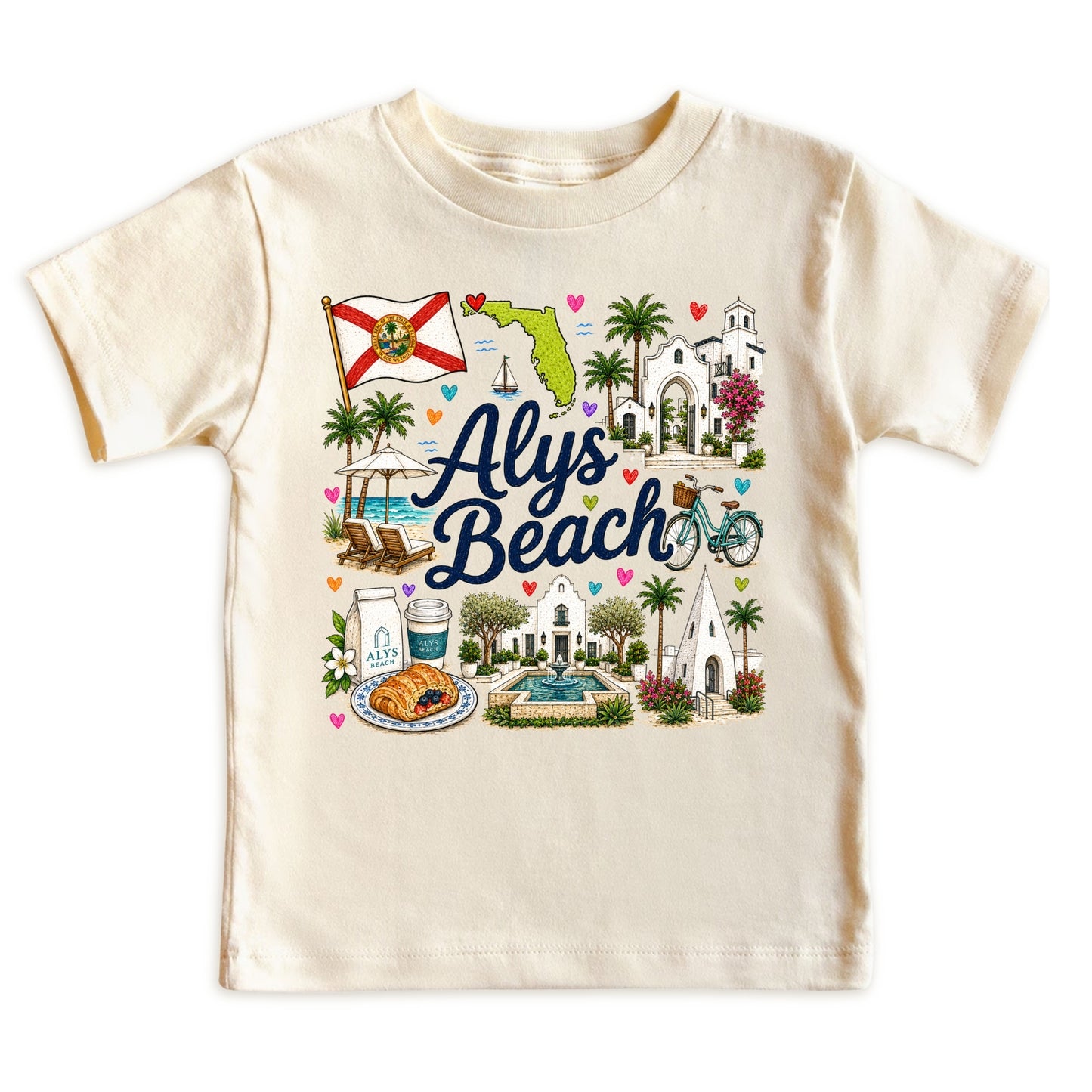 Alys Beach Florida Baby Bodysuit for Boys Girls