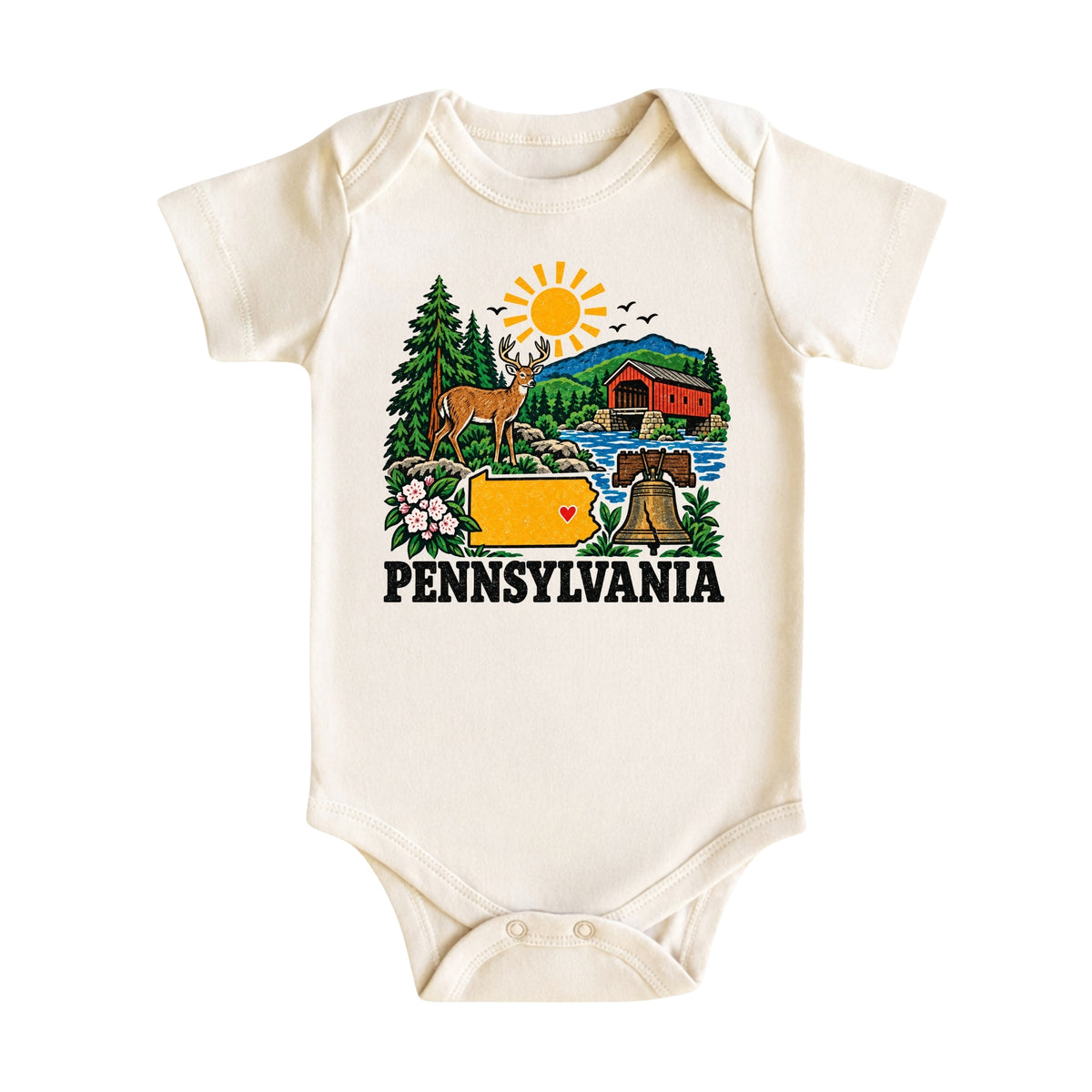 Pennsylvania Baby Bodysuit