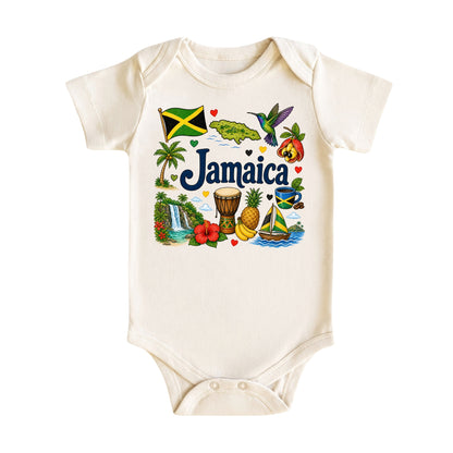 Jamaica Baby Bodysuit for Boys Girls
