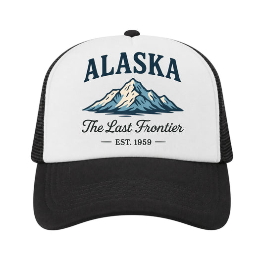Alaska Trucker Hat for Kids & Adults, Alaska Road Trip Vacation Hat
