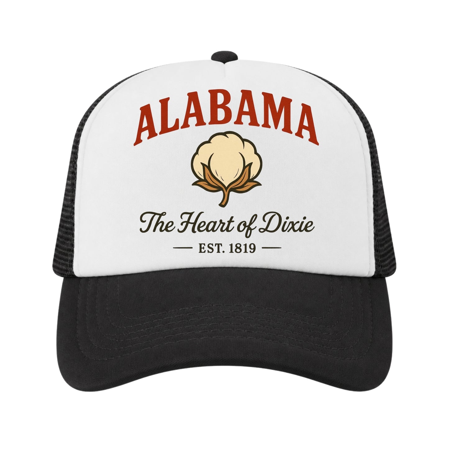 Alabama Trucker Hat for Kids & Adults, Alabama Road Trip Vacation Hat