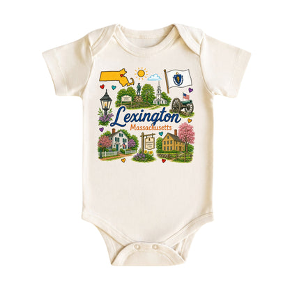 Lexington Massachusetts Kids T-Shirt