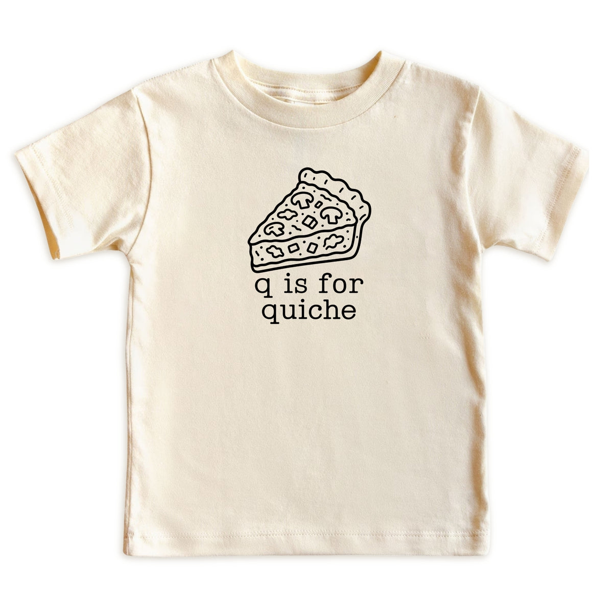 Q Is for Quiche Baby Bodysuit